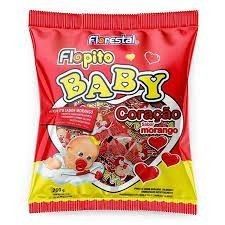 FLORESTAL-PIRULITO BABY CORACAO MORANGO 48X200G