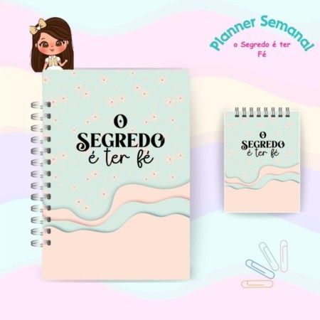 Planner O Segredo é ter Fé