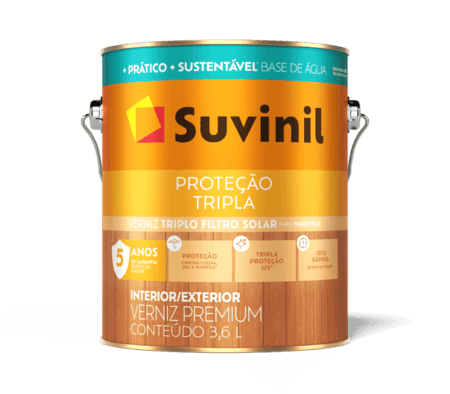 SUVINIL VERNIZ PROTEÇÃO TRIPLA BASE AGUA 3,6L