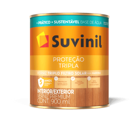 SUVINIL VERNIZ PROTEÇÃO TRIPLA BASE AGUA 0,9L