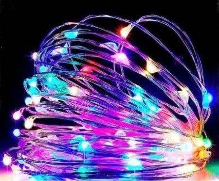 Cordão de Led RGB Fairy Lights Inteligente Wi-fi e Music - C-RGB-10M