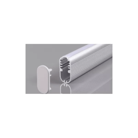 Perfil Alumínio 30x15mm para Cabideiro de Sobrepor - PF.3015r-AL