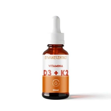 Vitamina D3 + K2 em gotas 30 ml - Emagrecentro
