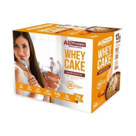 Caixa de Whey Cake Amendoim All Protein 12 unidades de 30g - 360g