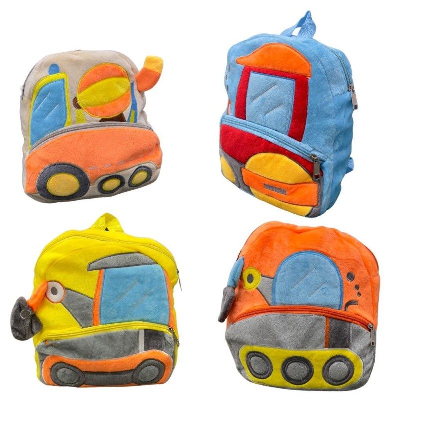 Mochila infantil pelúcia 5701 - variadas