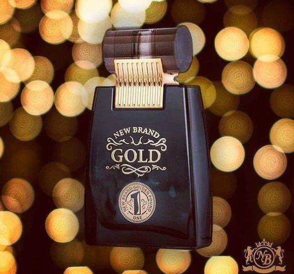 Perfume Masculino New Brand Gold com menor preço
