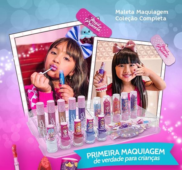 Disney Princesas Maleta de Maquiagem Infantil