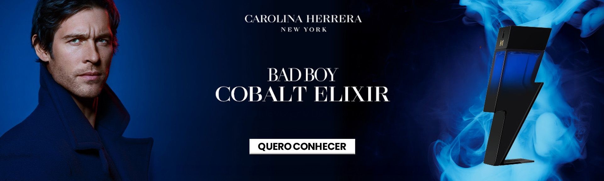 Lançamento Bady Boy Cobalt Elixir - Carolina Herrera