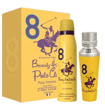Kit Perfume Feminino Eight Beverly Hills Polo Club - Edt 50ml + Desodorante 150ml