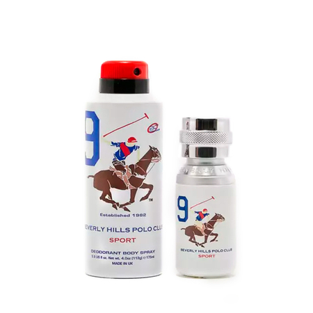Kit Perfume Masculino Sport Nine Beverly Hills Polo Club - Edt 50ml + Desodorante 175ml