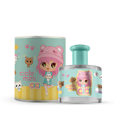 Perfume Infantil Mini Cici Zoe Lata Deo Colônia 100ml - Ciclo