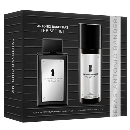 Kit de Perfume Masculino The Secret Banderas - Eau de Toilette 100ml + Desodorante 150ml