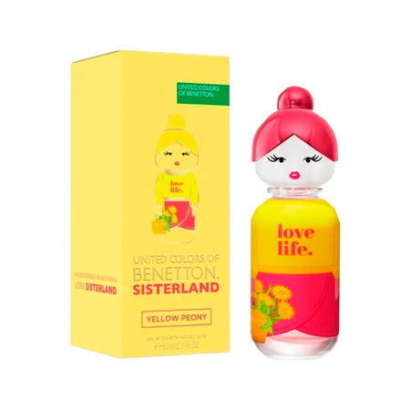 Sisterland Yellow Peony Eau de Toilette Benetton - Perfume Feminino 80ml
