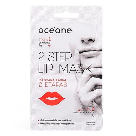Océane 2 Step Lip Mask - Máscara Esfoliante Labial