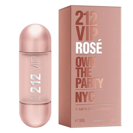 212 Vip Rose Hair Mist Carolina Herrera - Perfume para os cabelos 30ml