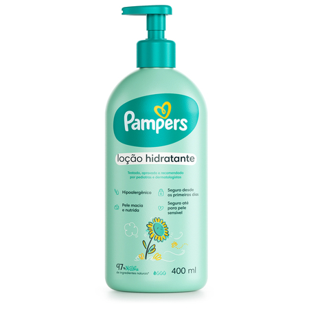 Loção Hidratante Girassol Pampers -  Hidratante para o corpo