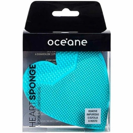 Océane Heart Sponge Acqua - Esponja de Limpeza Facial