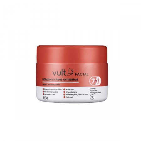 Vult Antissinais - Creme Hidratante Facial 100g