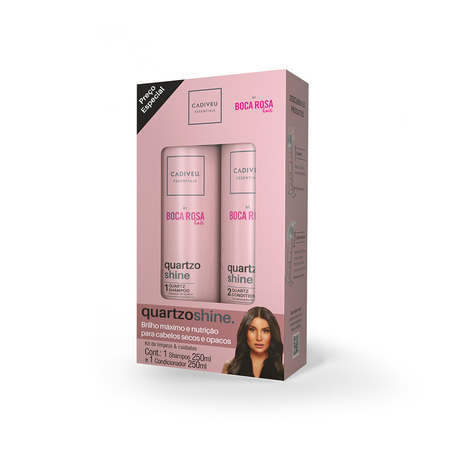Kit Homecare Cadiveu Essentials Quartzo Shine By Boca Rosa Hair - Shampoo + Condicionador