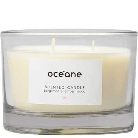 Océane Scented Candle Vela 3 Pavios Bergamota e Âmbar - Vela Perfumada