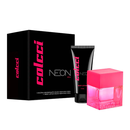 Kit Perfume Feminino Neon Girls Colcci – Eau de Toilette 100ml + Loção Corporal 100ml