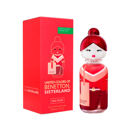 Benetton Sisterland Red Rose Eau de Toilette - Perfume Feminino 80ml