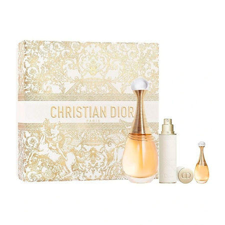 Kit de Perfume Feminino J'Adore Dior - Eau de Parfum 100ml + Miniatura 10ml + Travel Spray 5ml