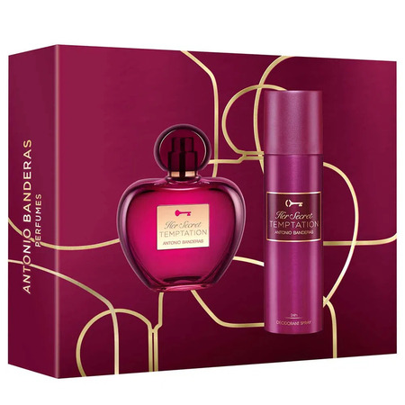 Kit de Perfume Feminino Her Secret Temptation Banderas - Eau de Toilette 80ml + Desodorante 150ml