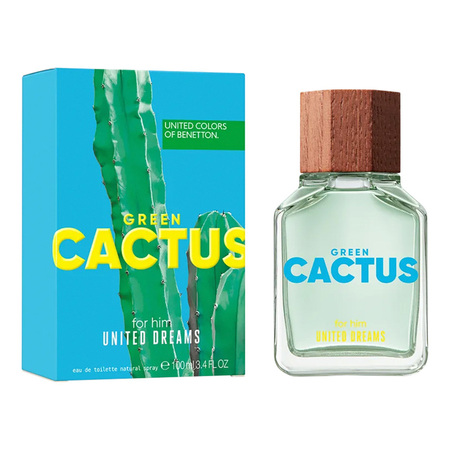 Green Cactus for Him United Dreams Eau de Toilette Benetton - Perfume Masculino 100ml