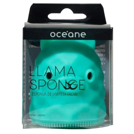 Océane Llama Sponge Verde - Esponja de Limpeza Facial