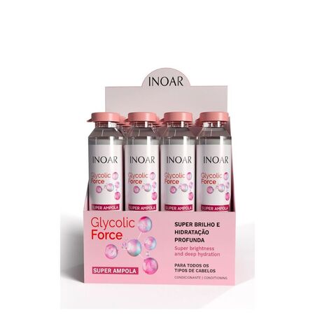 Display Ampolas Glycolic Force 12un x 45ml - Inoar