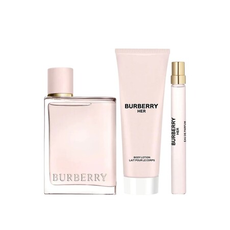 Kit de Perfume Ferminino Her Burberry - Eau de Parfum 100ml + 10ml + Loção Corporal 75ml