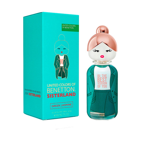 Benetton Sisterland Green Jasmine Eau de Toilette - Perfume Feminino 80ml
