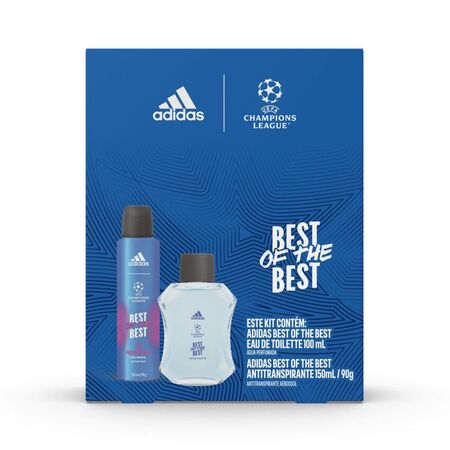 Coffret Perfume Masculino UEFA The Best EDT100ml + Desodorante 150ml - Adidas