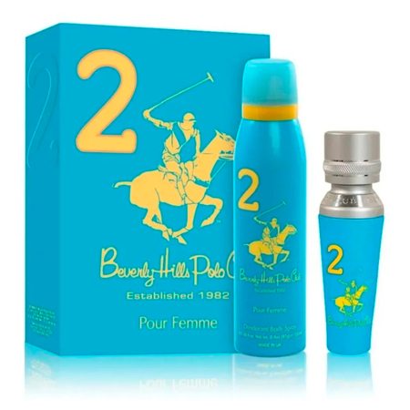 Kit Perfume Feminino Two Beverly Hills Polo Club - Edt 50ml + Desodorante 150ml