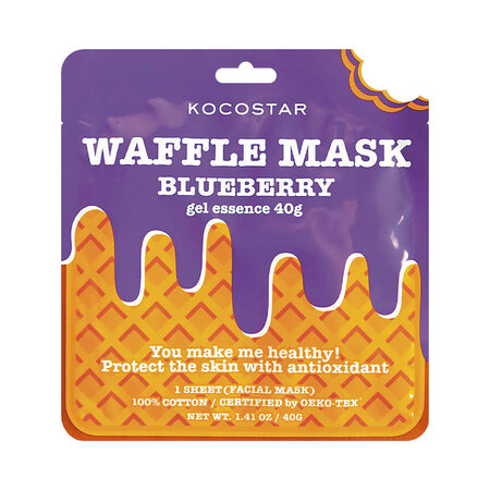Blink Lab Kocostar Waffle Mask Blueberry - Máscara Facial Blueberry