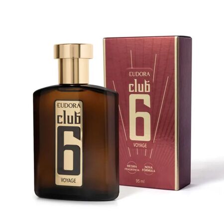 Perfume Masculino Club 6 Voyage Deo Colônia 95ml - Eudora