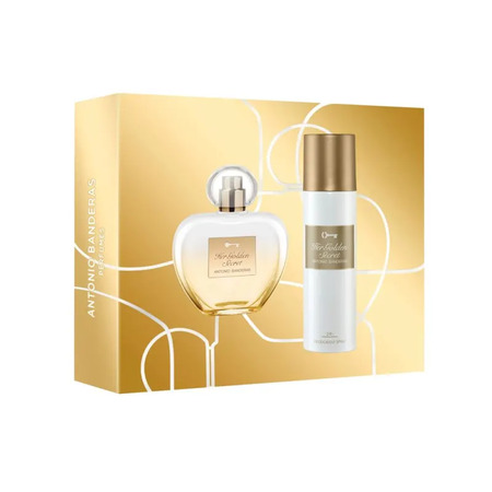 Kit de Perfume Feminino Her Golden Secret Banderas - Eau de Toilette 80ml + Desodorante 150ml