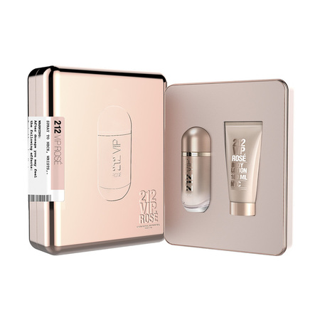 COFFRET CH 212 VIP ROSE EDP 80+ BL 100ML