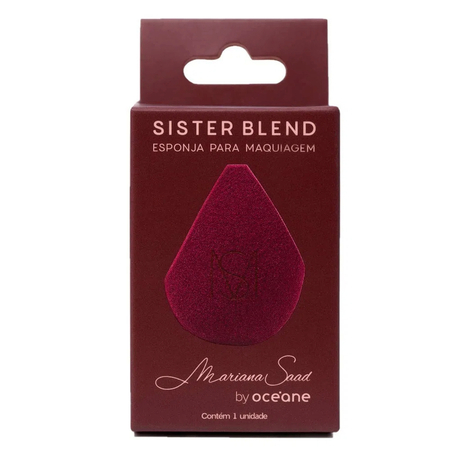 #*OCEANE MS SISTER BLEND ESPONJA MAQUIAGEM VINHO