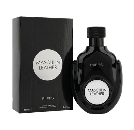 Masculin Leather Eau de Parfum Riiffs - Perfume Masculino 100ml