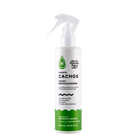 Hidratei Cachos - Spray Revitalizador Capilar 250ml