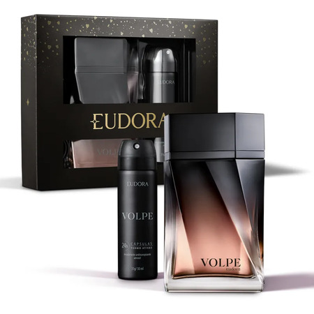 Kit De Perfume Masculino Volpe Eudora - Eau de Parfum 100ml + Desodorante 31g