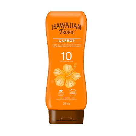 Carrot Lotion FPS 10 Hawaiian Tropic - Loção Bronzeadora