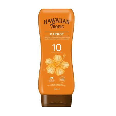 Carrot Lotion FPS 10 Hawaiian Tropic - Loção Bronzeadora