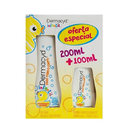 Dermacyd Infantil Leve 200 ml + 100 ml - Sabonete Íntimo Infantil