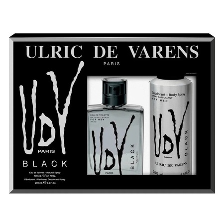 Kit de Perfume Masculino UDV Black - Eau de Toilette 100ml + Desodorante 200ml