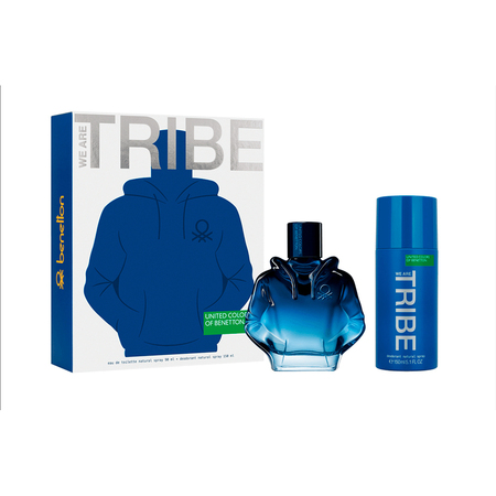 Coffret Masculino Tribe 90ml + Deo 150ml - Benetton