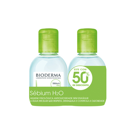 Kit 2 Água Micelar Sébium H2O Antioleosidade - Bioderma