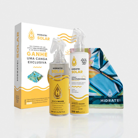 *KIT HIDRATEI SOLAR SPRAY 250ML+BW 200ML+CANGA